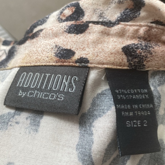 Colorful short-sleeved shirt blouse size XL - Picture 7 of 7